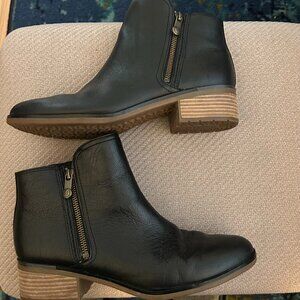 Black Sperry Booties